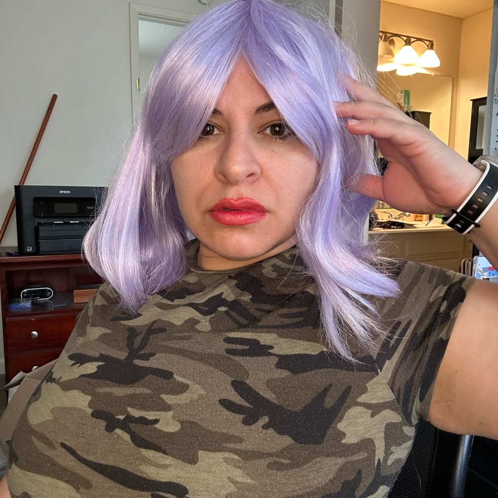 Lavender Women's Wig